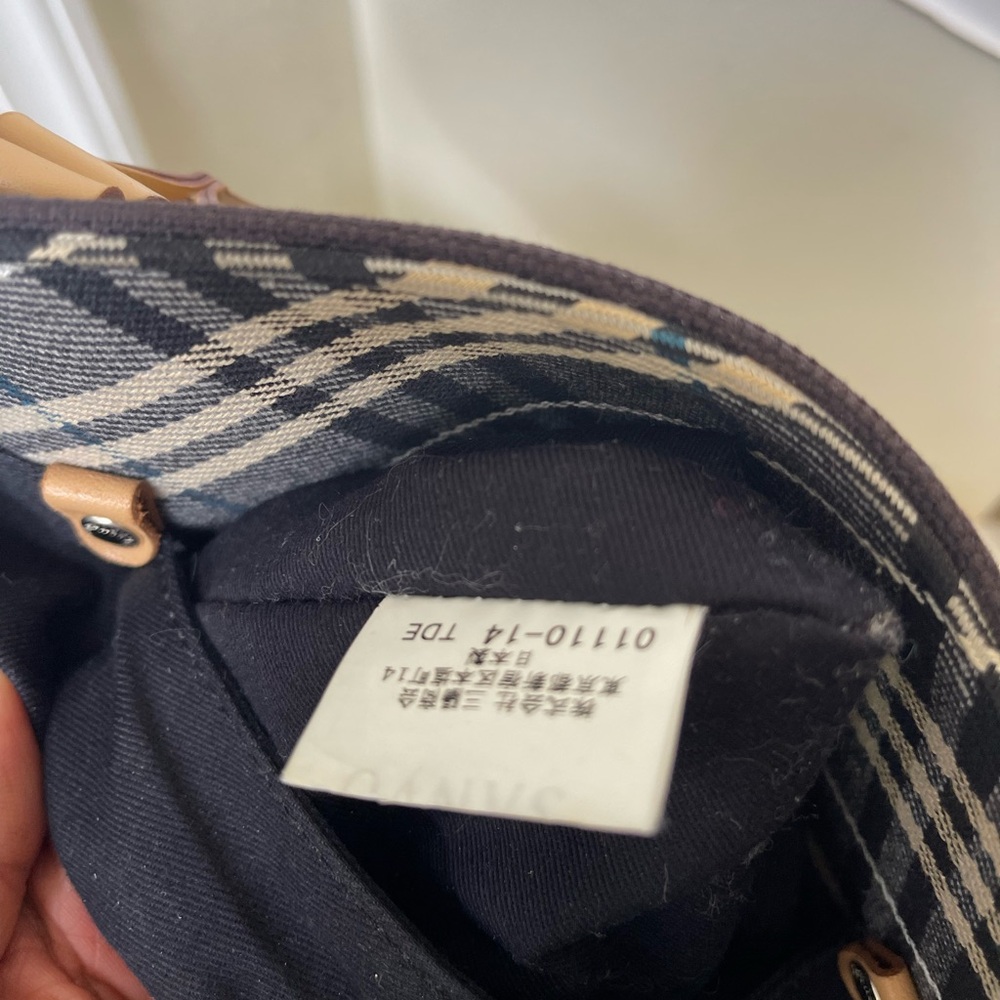 Burberry Blue Label Canvas Tote Bag EUC - Picture 11 of 15